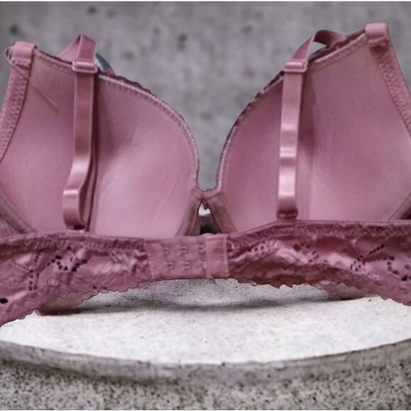 ADRIENNE VITTADINI   BRASSIER/BRA  Studio   Underwire MAUVE/PLUM Lace 34C - Picture 5 of 6